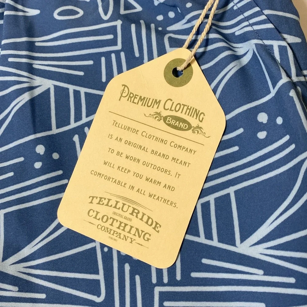 NWT Telluride Clothing Company Mesh Hem Shorts